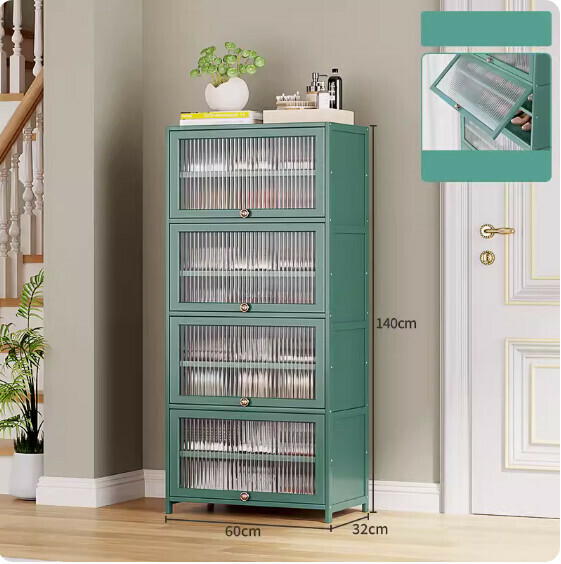 New dust-proof shoe cabinet (acrylic door) (9 layers - 60cm long)