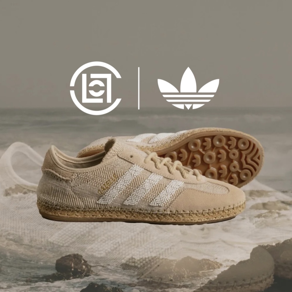 Adidas x Clot Gazelle Halo Ivory Jennie同款 麻布 編織 棉麻 復古 米白