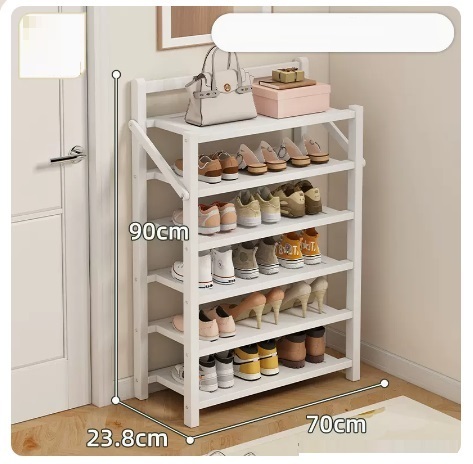Hot selling simple dust-proof shoe cabinet (Yuebai classic 6 layers 70*23.8*90CM)
