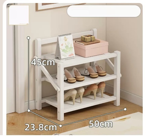 Hot selling simple dust-proof shoe cabinet (Yuebai classic model 3 layers 50*23.8*45CM)
