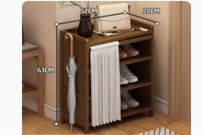 Hot selling fashion dustproof shoe cabinet (moon white dustproof curtain 4 layers 52*28*63CM)