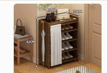 Hot selling fashion dustproof shoe cabinet (moon white dustproof curtain 5 layers 70*28*82CM)