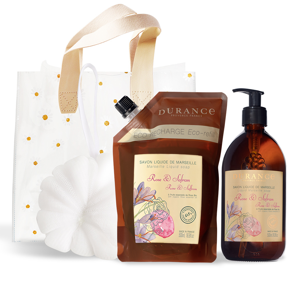 DURANCE朵昂思 精油馬賽液態皂+補充包(500mlX2)-多味道任選