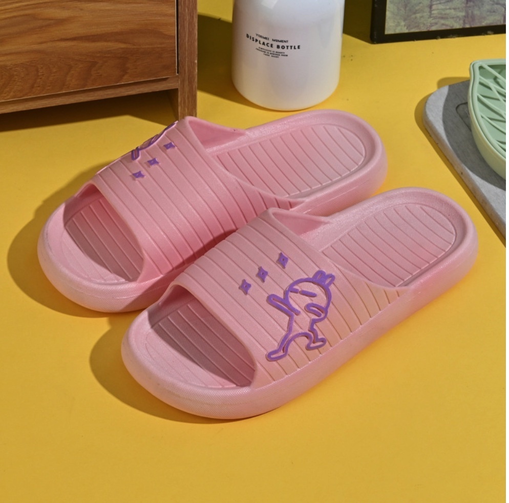 Hot selling cute non-slip couple indoor drag (3968 pink - size: 36-41) (contact customer service after placing the order to confirm the delivery size)