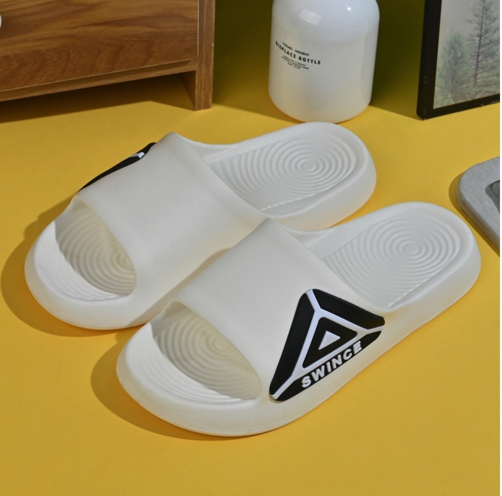 Hot selling indoor slippers for couples at home (3962 white - size: 36-41, one size smaller) (contact customer service after placing the order to confirm the delivery size)
