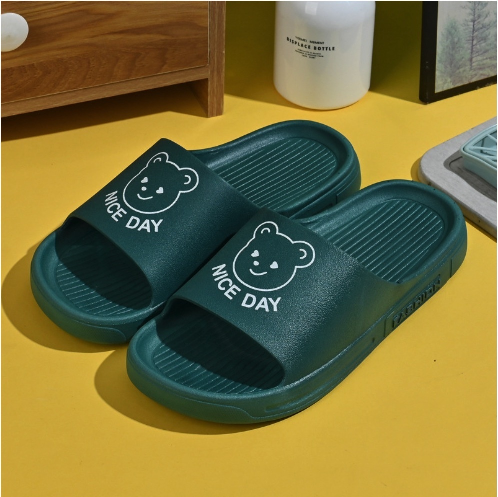 Hot selling indoor slippers for home (6967 green - size: 40-45) (contact customer service after placing the order to confirm the delivery size)