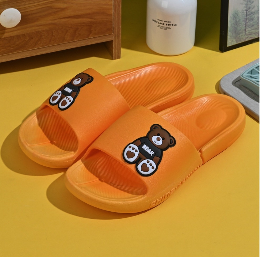 Hot selling cute indoor slippers for home (6963 yellow - size: 40-45) (contact customer service after placing the order to confirm the delivery size)