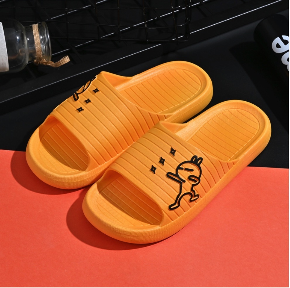 Hot selling cute indoor slippers for home (6968 yellow - size: 40-45) (contact customer service after placing the order to confirm the delivery size)