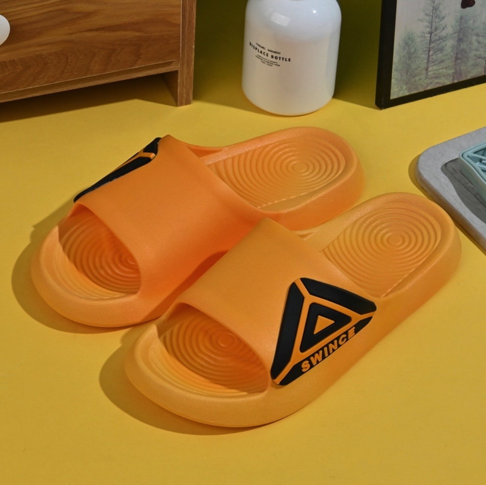 Hot selling indoor slippers for couples at home (3962 yellow - size: 40-45, one size smaller) (contact customer service after placing the order to confirm the delivery size)