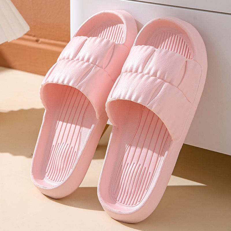 Popular anti-slip soft-soled slippers for home use (size 36-41, pink) [please contact customer service to confirm the delivery size after placing the order]