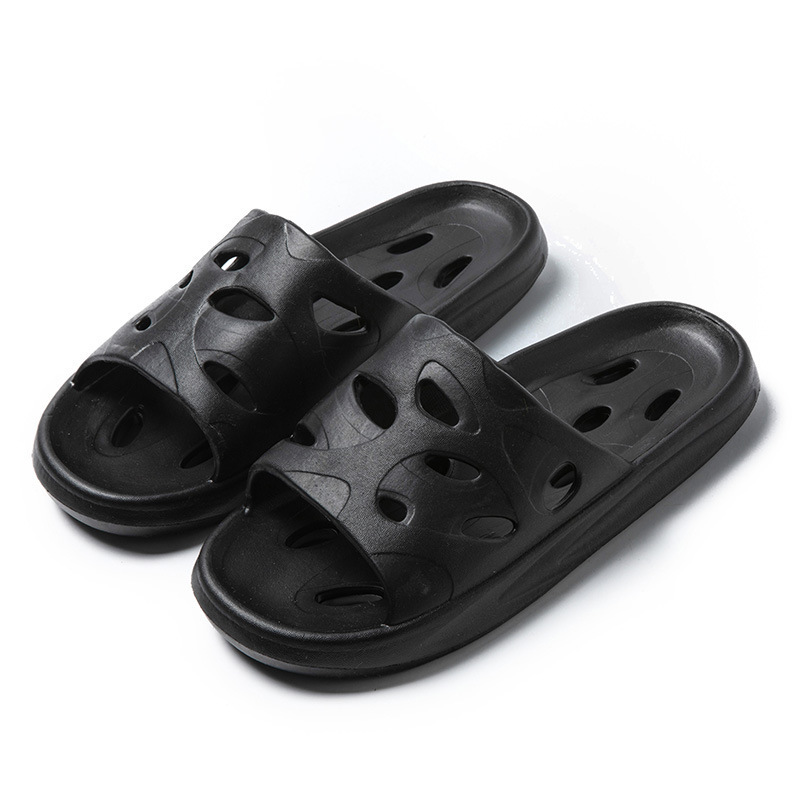 Hot selling home non-slip soft-soled slippers (40-45 sizes, black) [please contact customer service to confirm the delivery size after placing the order]