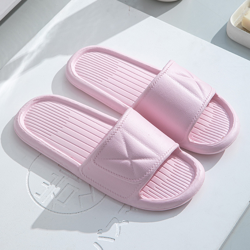 Popular anti-slip soft-soled slippers for home use (size 36-41, pink) [please contact customer service to confirm the delivery size after placing the order]
