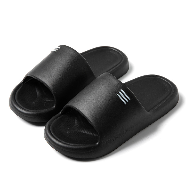 Popular home non-slip soft-soled slippers (40-45 sizes, black) [please contact customer service to confirm the delivery size after placing the order]