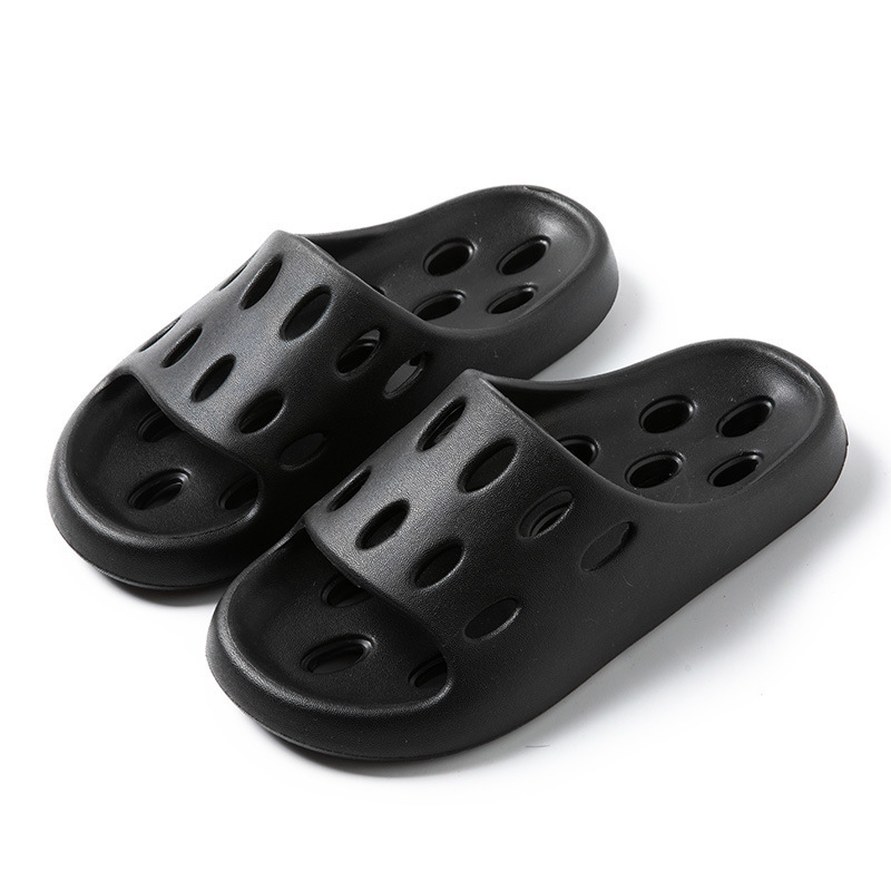 Popular home non-slip soft-soled slippers (40-45 sizes, black) [please contact customer service to confirm the delivery size after placing the order]