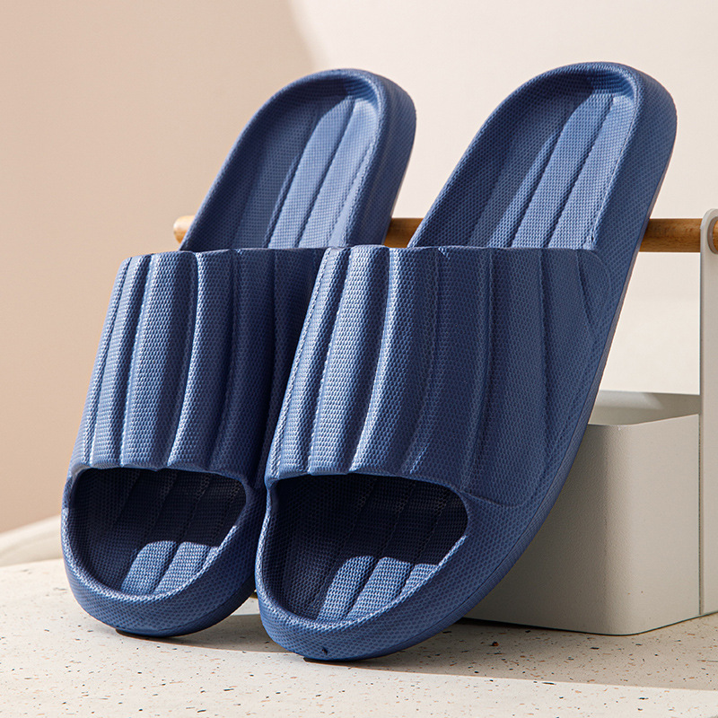 Popular anti-slip soft-soled slippers for home (40-45 yards, blue) [please contact customer service to confirm the delivery size after placing the order]
