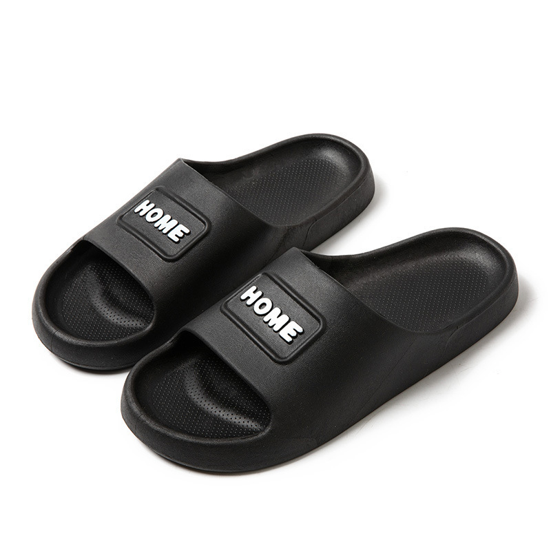 Popular home non-slip soft-soled slippers (40-45 sizes, black) [please contact customer service to confirm the delivery size after placing the order]