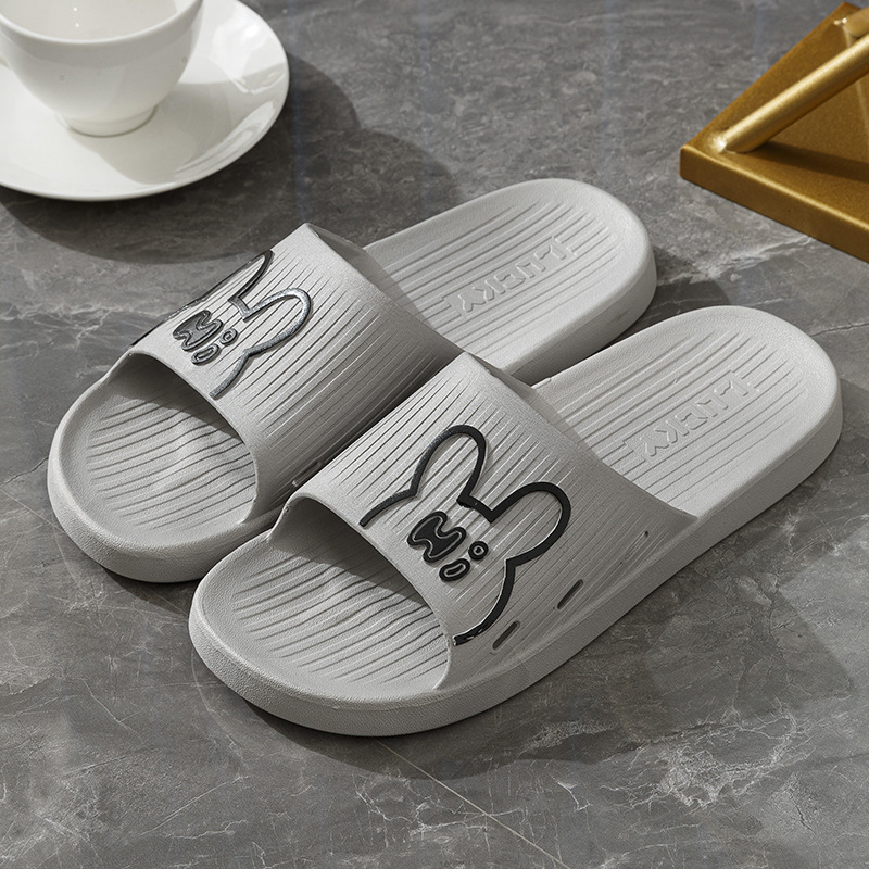 Popular home non-slip soft-soled slippers (40-45 sizes, gray) [please contact customer service to confirm the delivery size after placing the order]