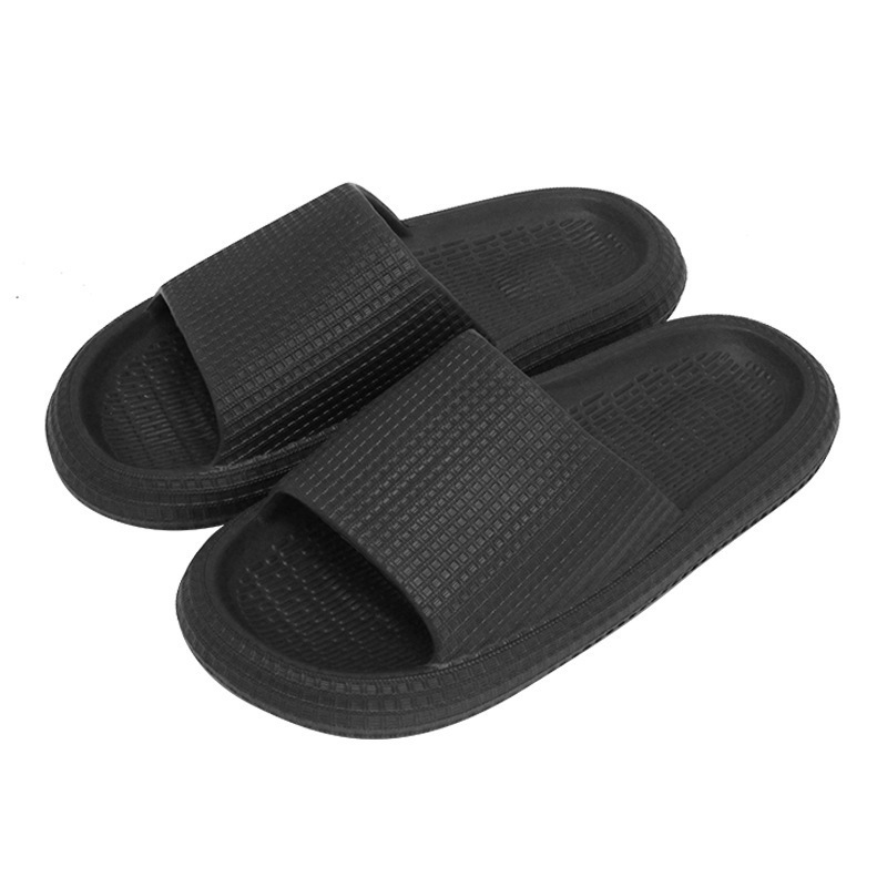 Popular home non-slip soft-soled slippers (40-45 sizes, black) [please contact customer service to confirm the delivery size after placing the order]