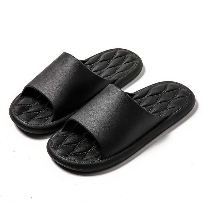Popular home non-slip soft-soled slippers (40-45 sizes, black) [please contact customer service to confirm the delivery size after placing the order]