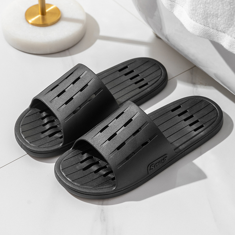 Popular home non-slip soft-soled slippers (40-45 sizes, black) [please contact customer service to confirm the delivery size after placing the order]