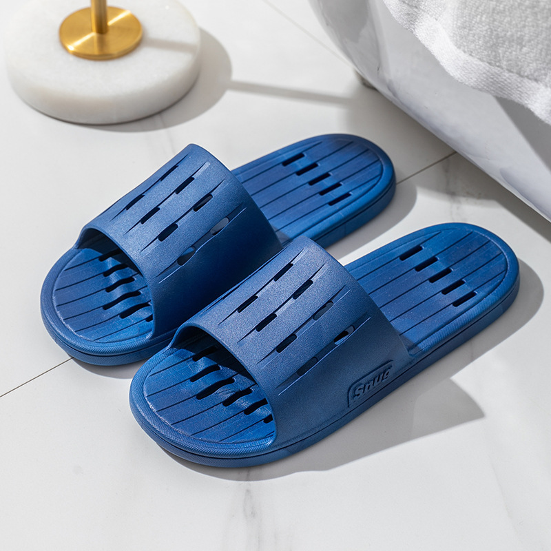 Popular home non-slip soft-soled slippers (40-45 sizes, navy) [please contact customer service to confirm the delivery size after placing the order]