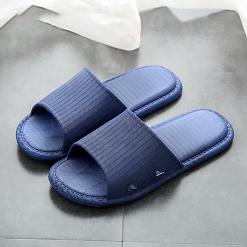 Popular home non-slip soft-soled slippers (40-45 sizes, navy) [please contact customer service to confirm the delivery size after placing the order]