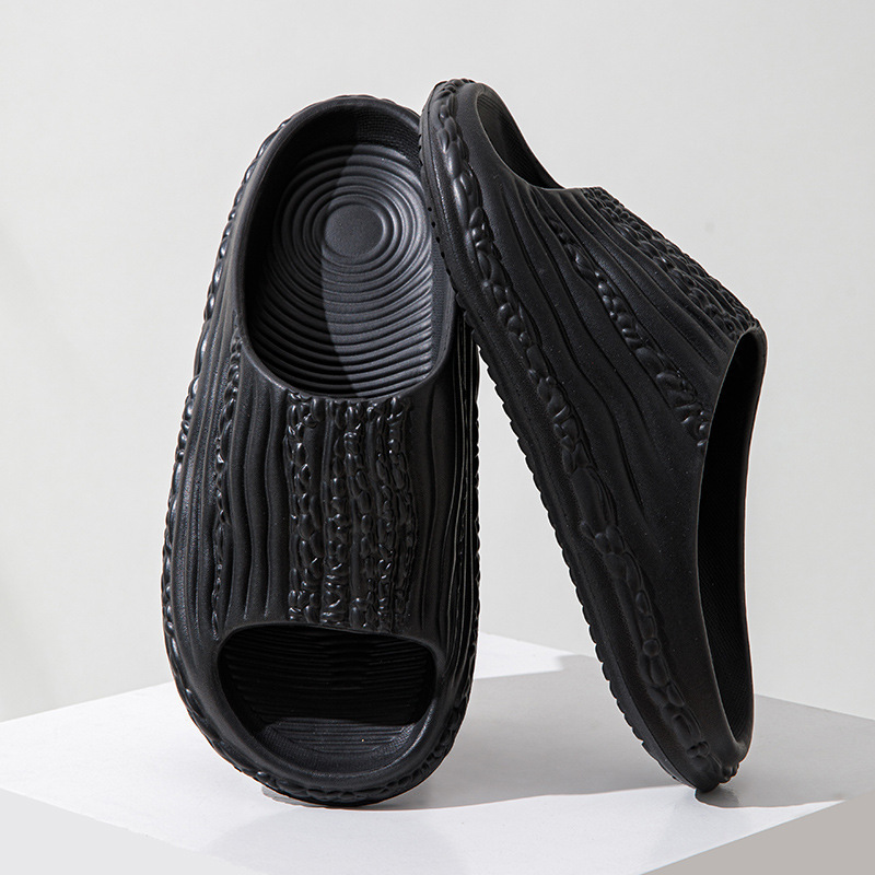 Popular home non-slip soft-soled slippers (40-45 sizes, black) [please contact customer service to confirm the delivery size after placing the order]