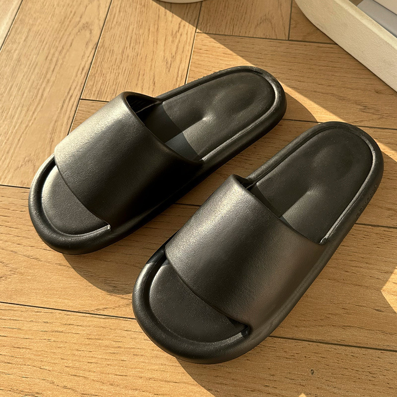 Popular home non-slip soft-soled slippers (40-45 sizes, black) [please contact customer service to confirm the delivery size after placing the order]