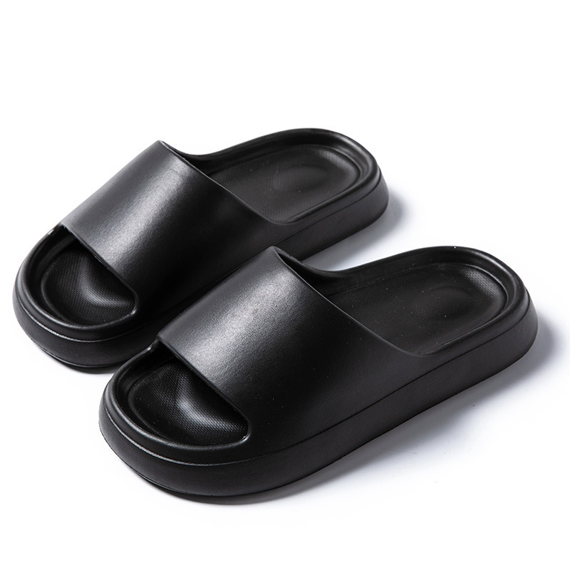 Popular home non-slip soft-soled slippers (40-45 sizes, black) [please contact customer service to confirm the delivery size after placing the order]