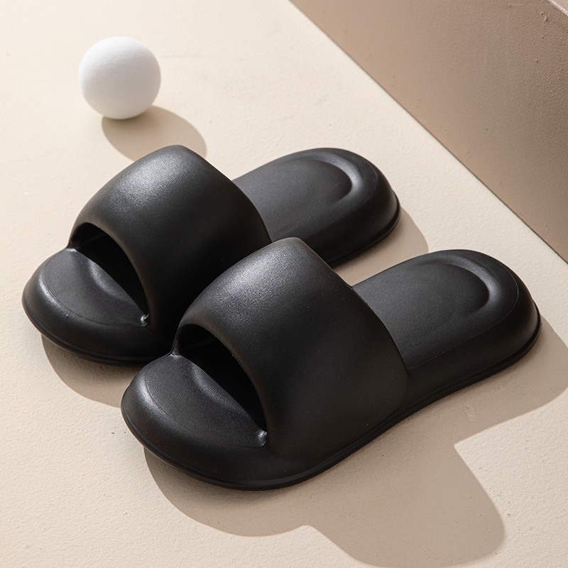 Popular home non-slip soft-soled slippers (40-45 sizes, black) [please contact customer service to confirm the delivery size after placing the order]
