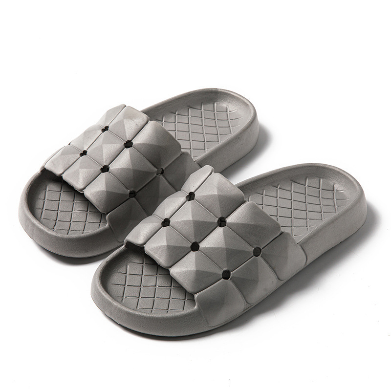 Popular home non-slip soft-soled slippers (40-45 sizes, gray) [please contact customer service to confirm the delivery size after placing the order]
