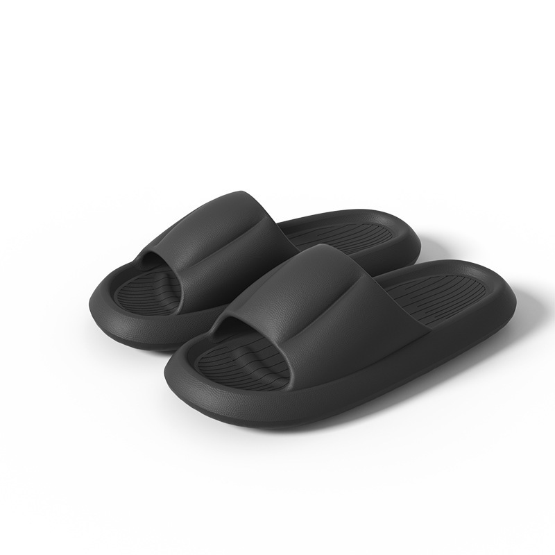 Popular home non-slip soft-soled slippers (40-45 sizes, black) [please contact customer service to confirm the delivery size after placing the order]