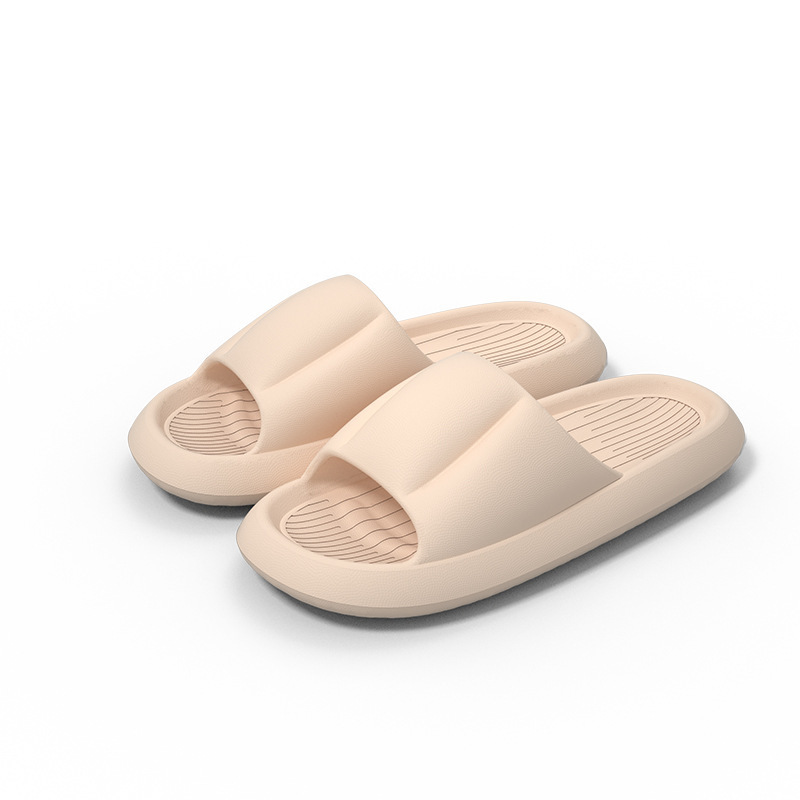 Popular anti-slip soft-soled slippers for home use (size 40-45, milk coffee) [please contact customer service to confirm the delivery size after placing the order]