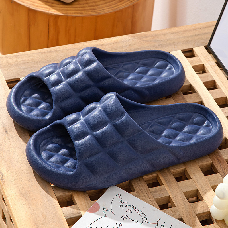 Popular home non-slip soft-soled slippers (40-45 sizes, navy) [please contact customer service to confirm the delivery size after placing the order]