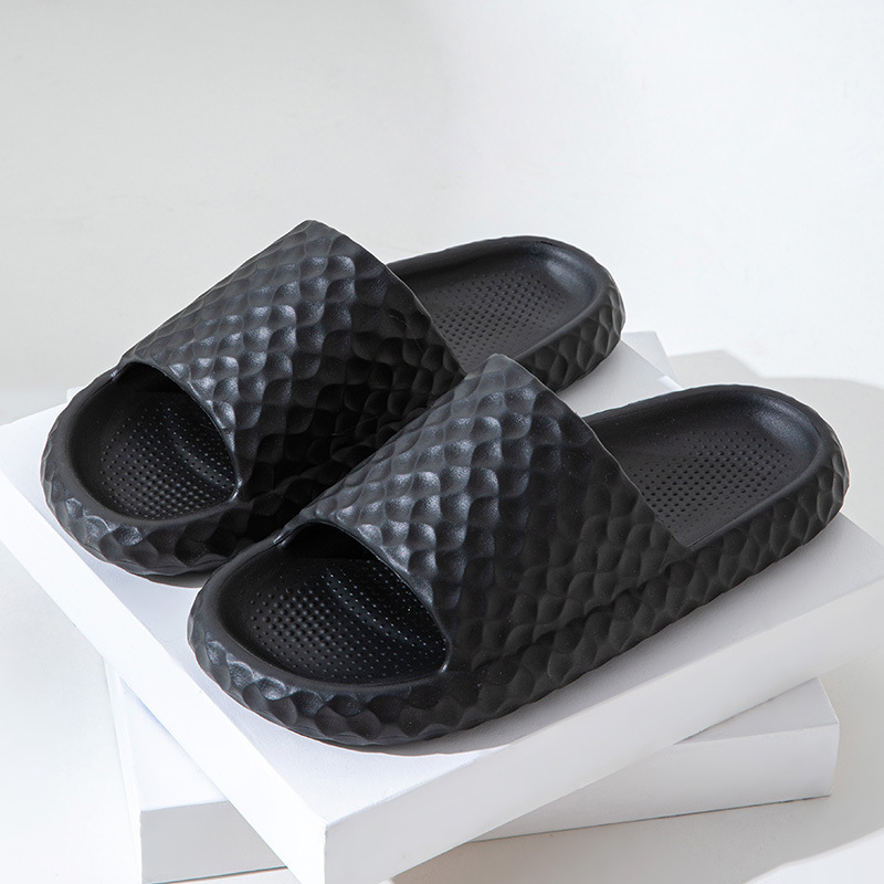 Popular home non-slip soft-soled slippers (40-45 sizes, black) [please contact customer service to confirm the delivery size after placing the order]