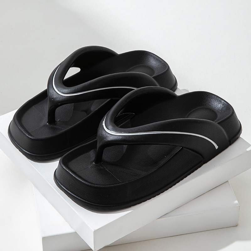 Popular home non-slip soft-soled slippers (40-45 sizes, black) [please contact customer service to confirm the delivery size after placing the order]