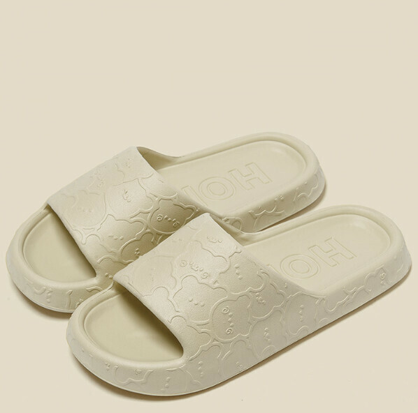 Popular home thick soft-soled slippers (green) [size 36-41] [contact customer service after placing the order to confirm the delivery size]