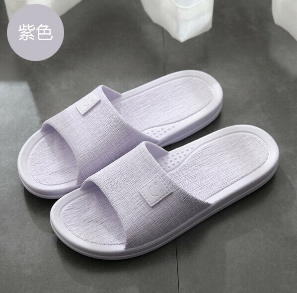 Popular anti-slip and wear-resistant slippers (purple) [size 36-41] [contact customer service after placing the order to confirm the delivery size]