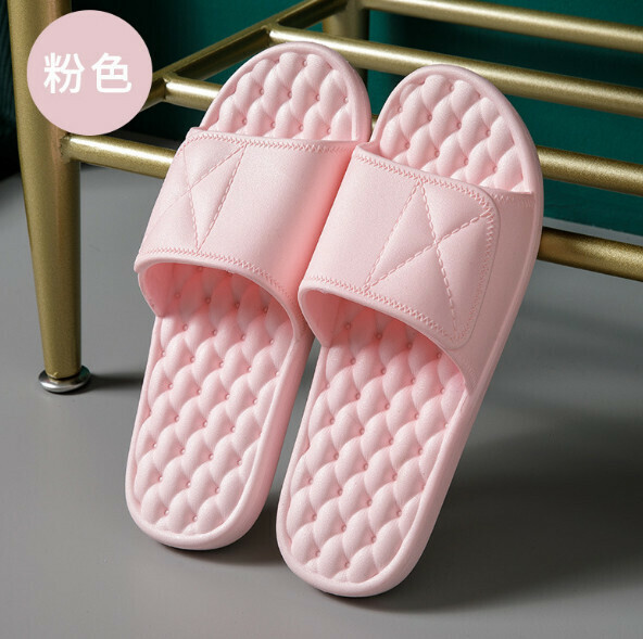 Popular home slippers (pink) [size 36-41] [contact customer service after placing order to confirm delivery size]