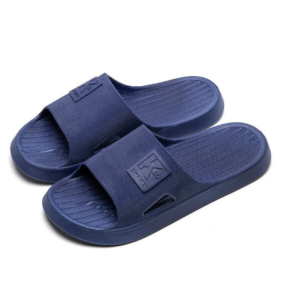 Popular indoor non-slip thick soft-soled sandals (blue) [size 40-45] [contact customer service after placing the order to confirm the delivery size]