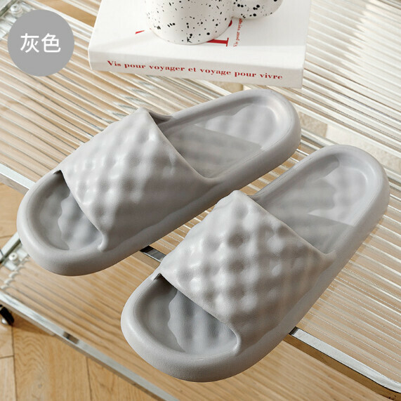 Popular household thick soft sole non-slip sandals (grey) [40-45 sizes] [Contact customer service after placing the order to confirm the delivery size]