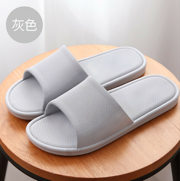 Popular household non-slip thick soft-soled slippers (grey) [40-45 sizes] [Contact customer service after placing the order to confirm the delivery size]