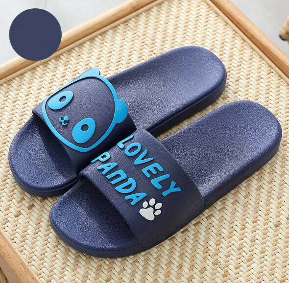 Popular cartoon non-slip slippers (blue) [size 40-45] [contact customer service after placing the order to confirm the delivery size]