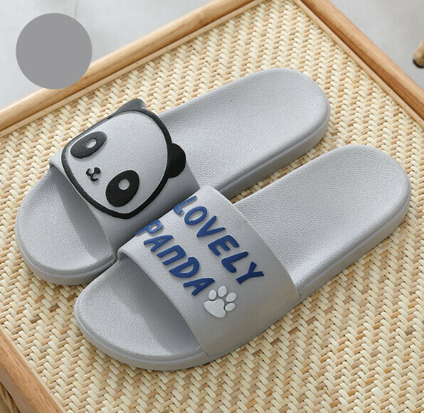 Popular cartoon non-slip slippers (grey) [40-45 sizes] [contact customer service after placing the order to confirm the delivery size]
