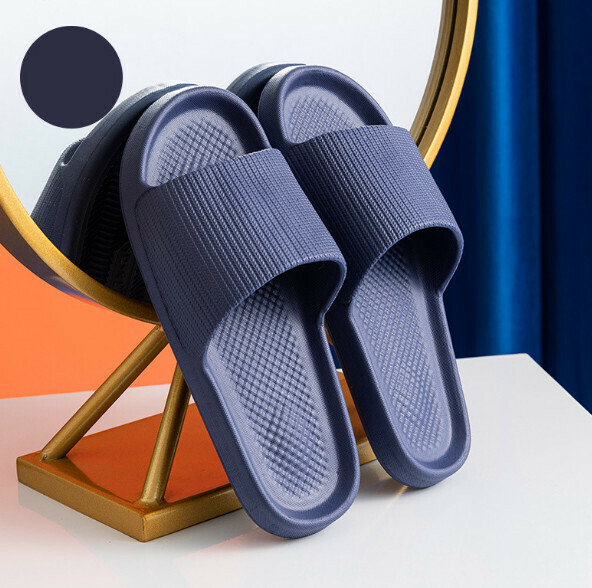 Popular non-slip thick-soled slippers (blue) [size 40-45] [contact customer service after placing the order to confirm the delivery size]