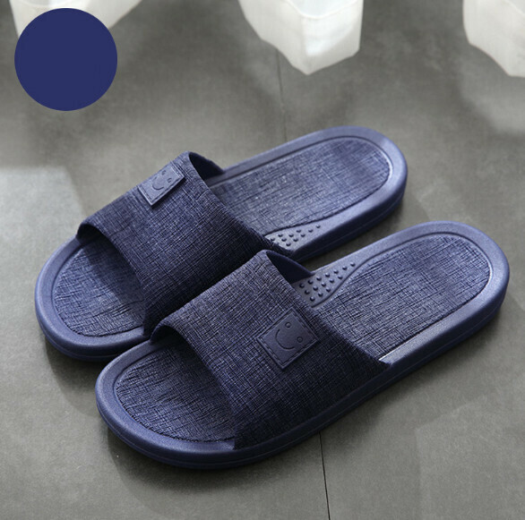 Popular anti-slip and wear-resistant slippers (blue) [size 40-45] [contact customer service after placing the order to confirm the delivery size]