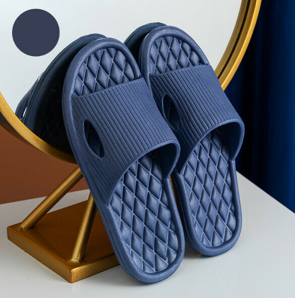 Popular anti-slip slippers (D blue) [40-45 sizes] [Contact customer service after placing the order to confirm the delivery size]