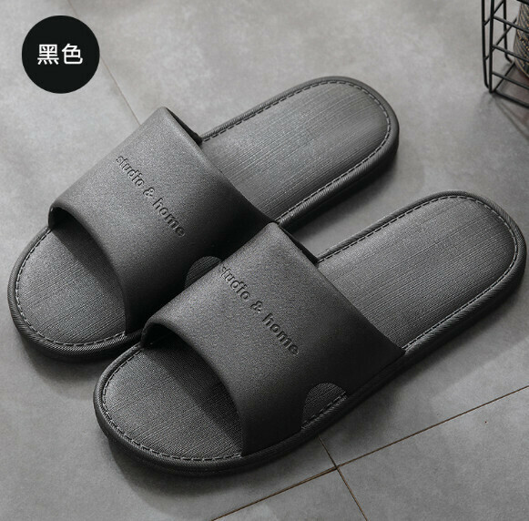 Popular lightweight non-slip slippers (black) [size 40-45] [contact customer service after placing order to confirm delivery size]