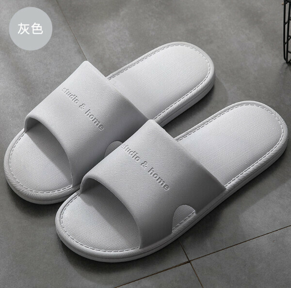 Popular lightweight non-slip slippers (grey) [size 40-45] [contact customer service after placing order to confirm delivery size]