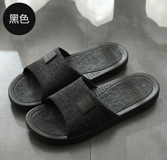Popular anti-slip and wear-resistant slippers (black) [40-45 sizes] [Contact customer service after placing the order to confirm the delivery size]